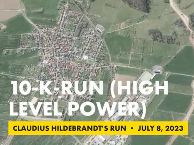 Impressionen der Strecke auf Relive